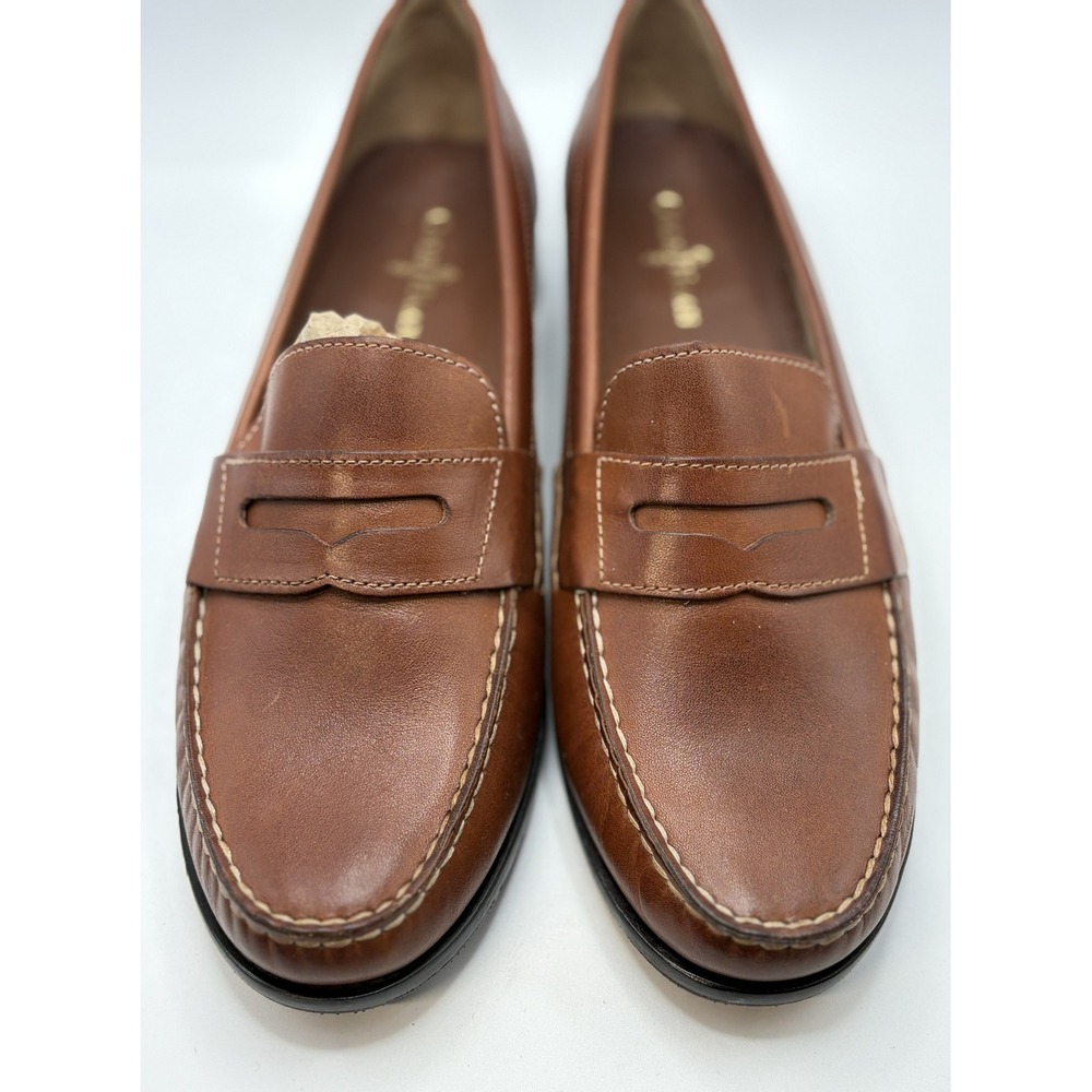 Cole Haan Womens Pinch Penny Loafer British Tan Leather D35814 Size 8B